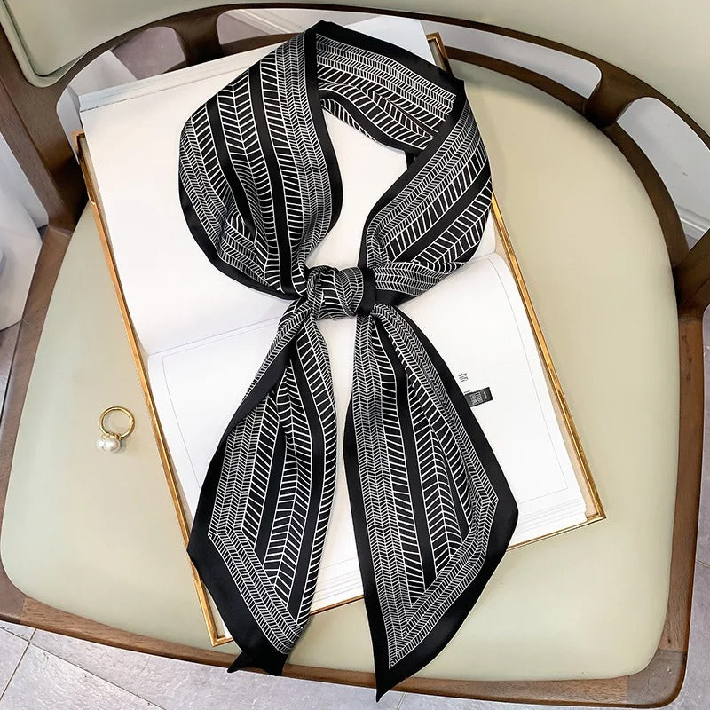 Foulard Femme 150cm | Motif Lignes