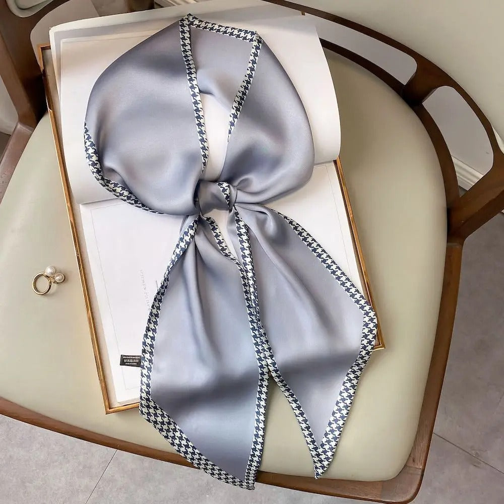 Foulard Femme 150cm | Motif Pied de Poule