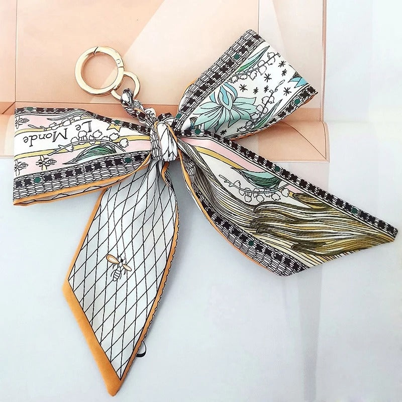 Porte-Clés Foulard Femme | Motif Divers