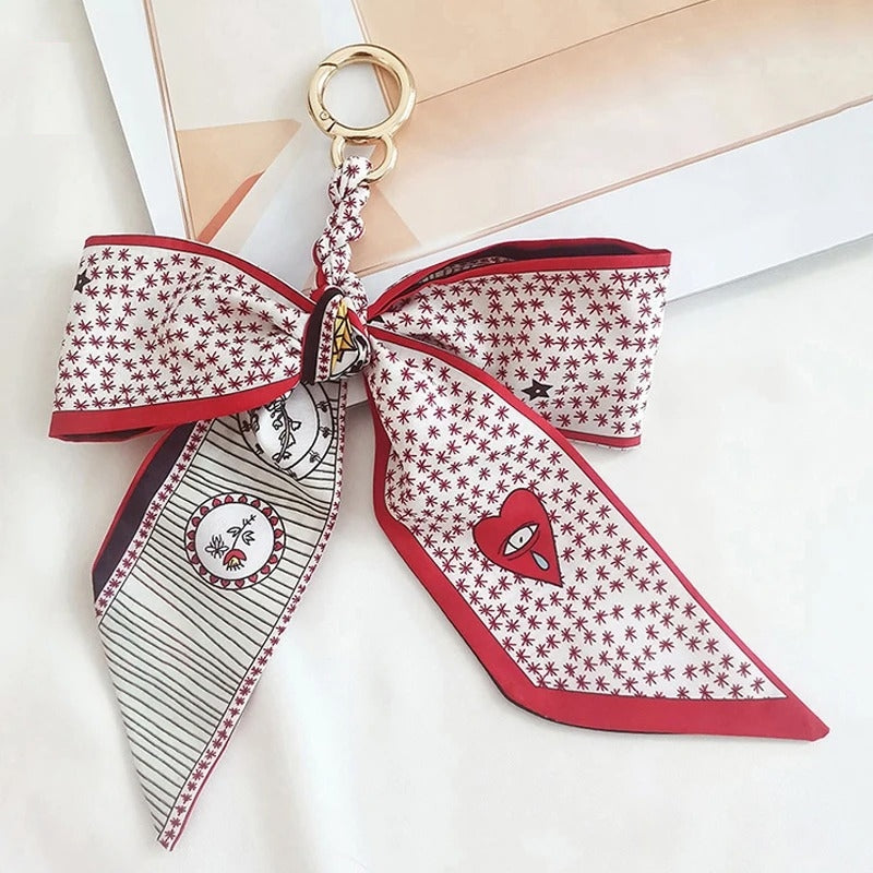 Porte-Clés Foulard Femme | Motif Divers